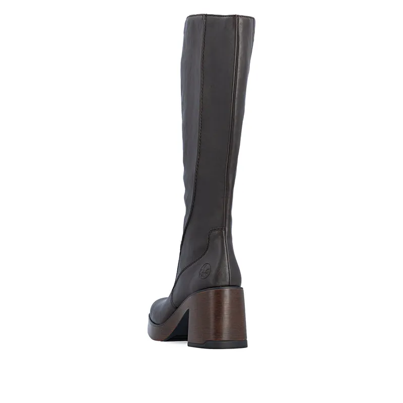 Rieker Damenmode Hoher Stiefel | Braun