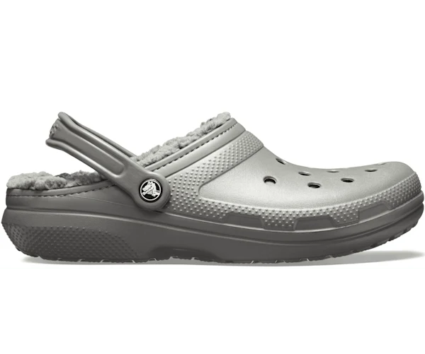 Crocs Unisex-Klassiker Lined Clog - Schiefergrau / Rauch