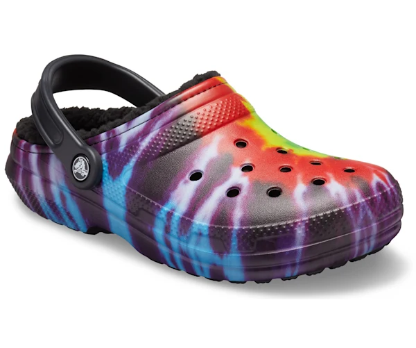 Crocs Unisex-Klassiker Lined Clog - Batik / Schwarz