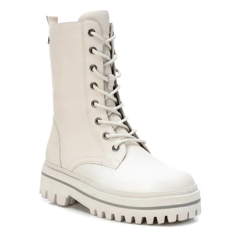 Carmela Modischer Damenstiefel aus Leder – Ice