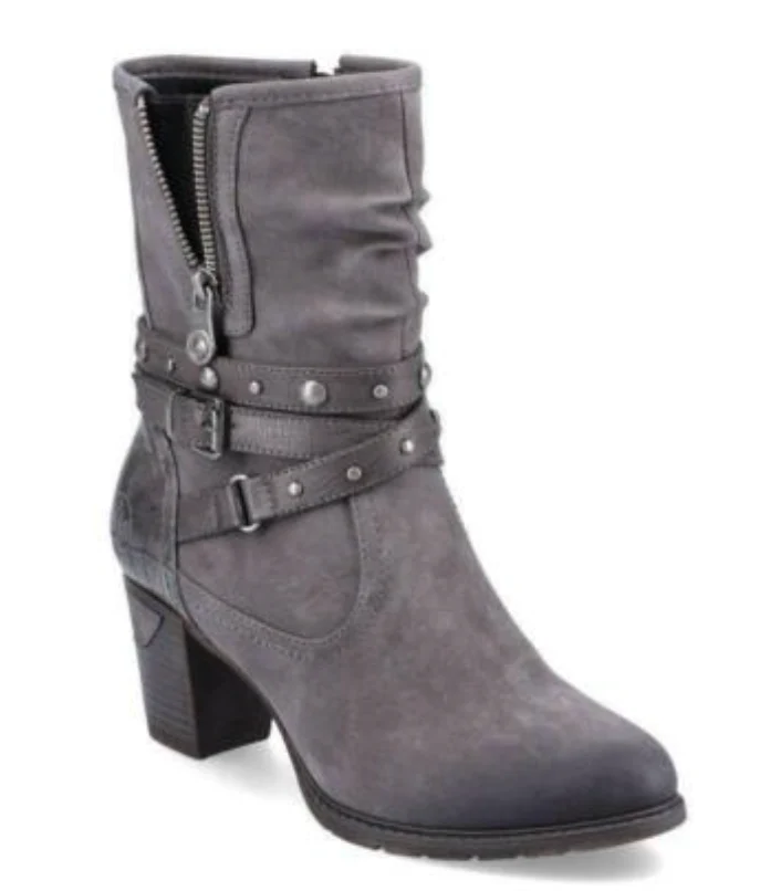 Rieker Gefütterte Damen-Stiefeletten – Grau