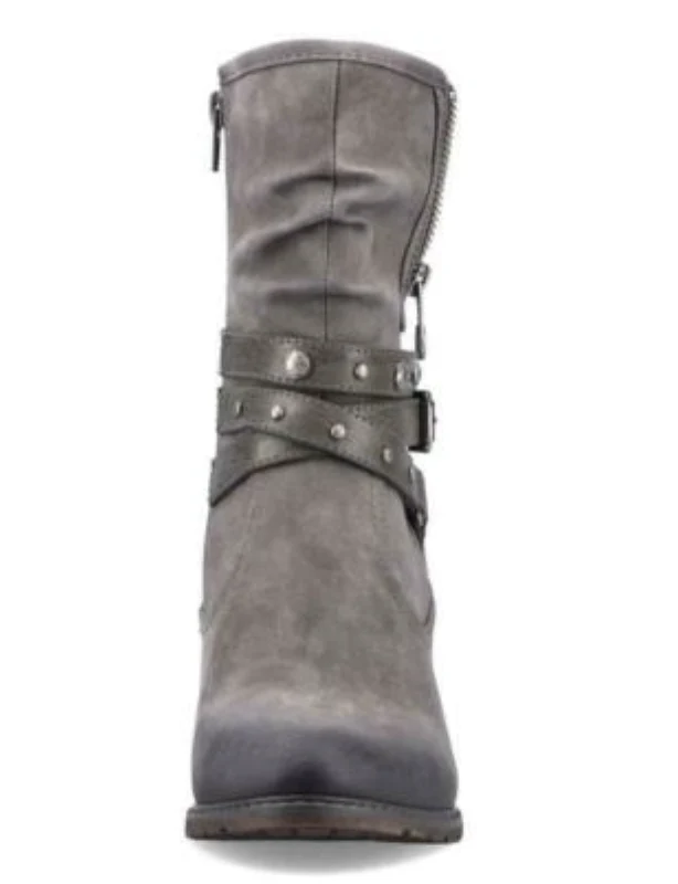 Rieker Gefütterte Damen-Stiefeletten – Grau