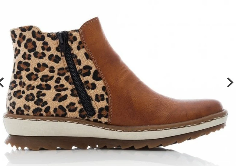 Rieker Damen gefüttert Chelsea Stiefelette - Braun