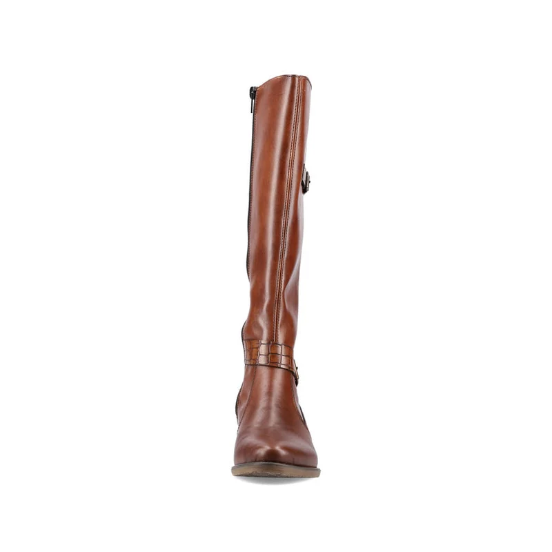 Rieker Brauner hoher Damenstiefel – Braun