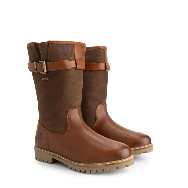 Vrangen Herren – Outdoor-Stiefel – mit Wollfutter – Cognac