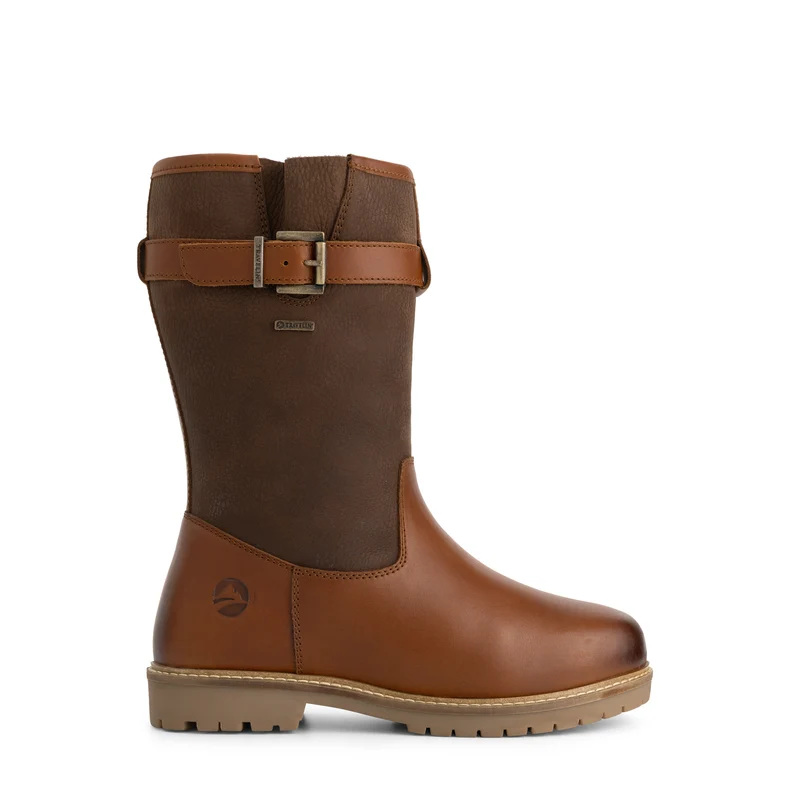 Vrangen Damen – Outdoor-Stiefel – mit Wolle gefüttert – Cognac