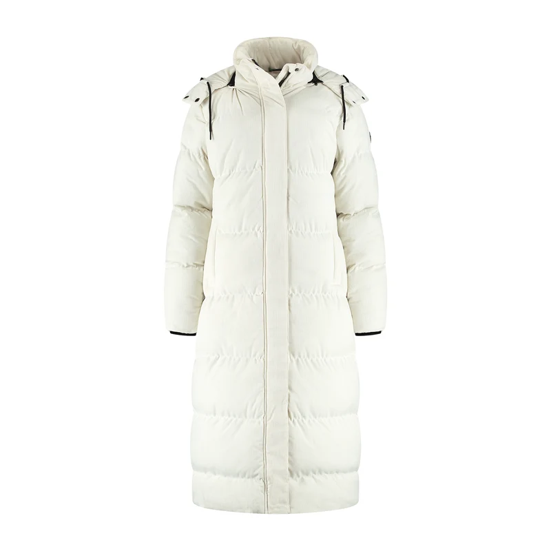 Unni Damen – Daunen-Winterjacke – Cord – Cremeweiß