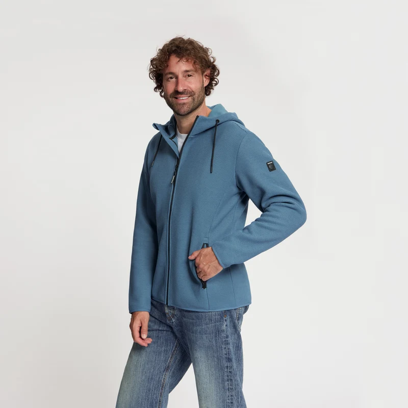 Tyko Herren – Outdoor-Weste – Fleece – Blau