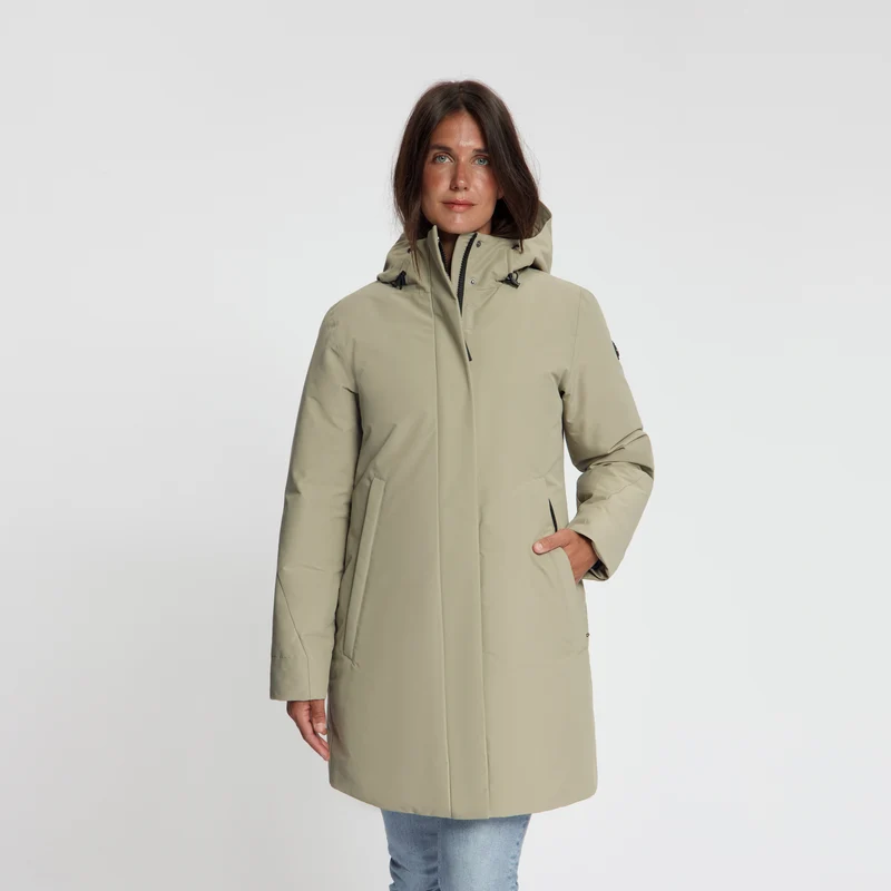 Sissel Damen – Hardshell-Winterjacke – Wasserdicht – Hellbraun