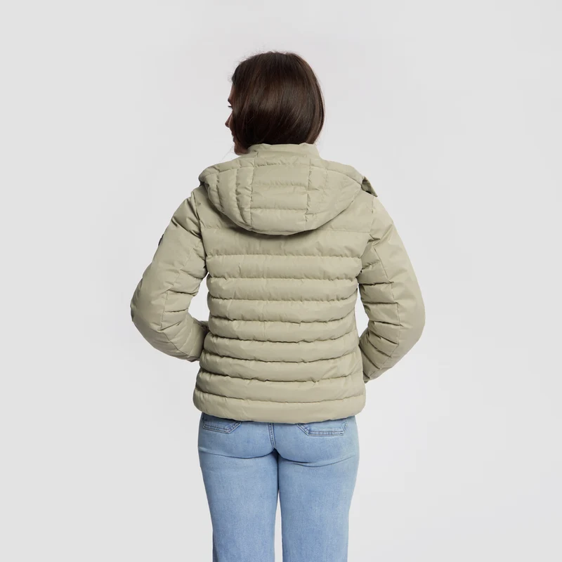 Sigrid Damen – Daunen-Winterjacke – Wasserdicht – Hellbraun