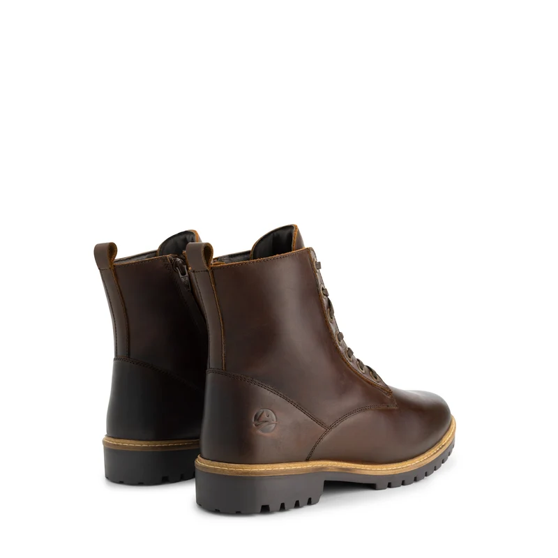 Rosendal Herren – Schnürstiefel mit Reißverschluss – Wolle gefüttert