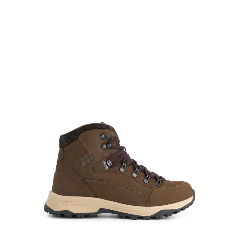 Pello Herren – Halbhohe Wanderschuhe – Wasserdicht – Braun