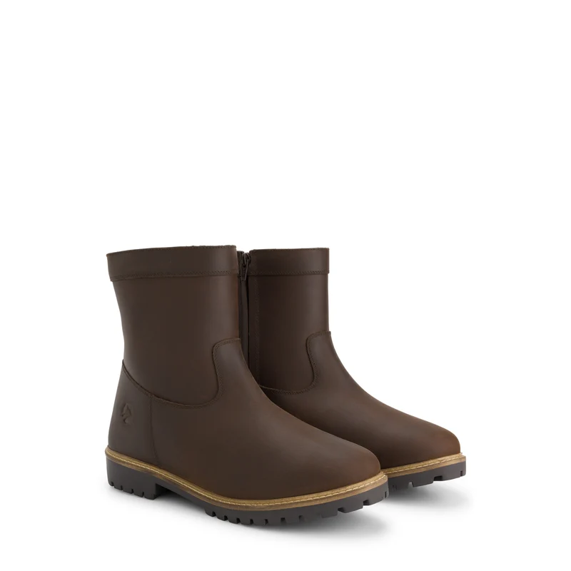 Osterby Herren – Stiefel – Mit Wolle gefüttert – Dunkelbraun