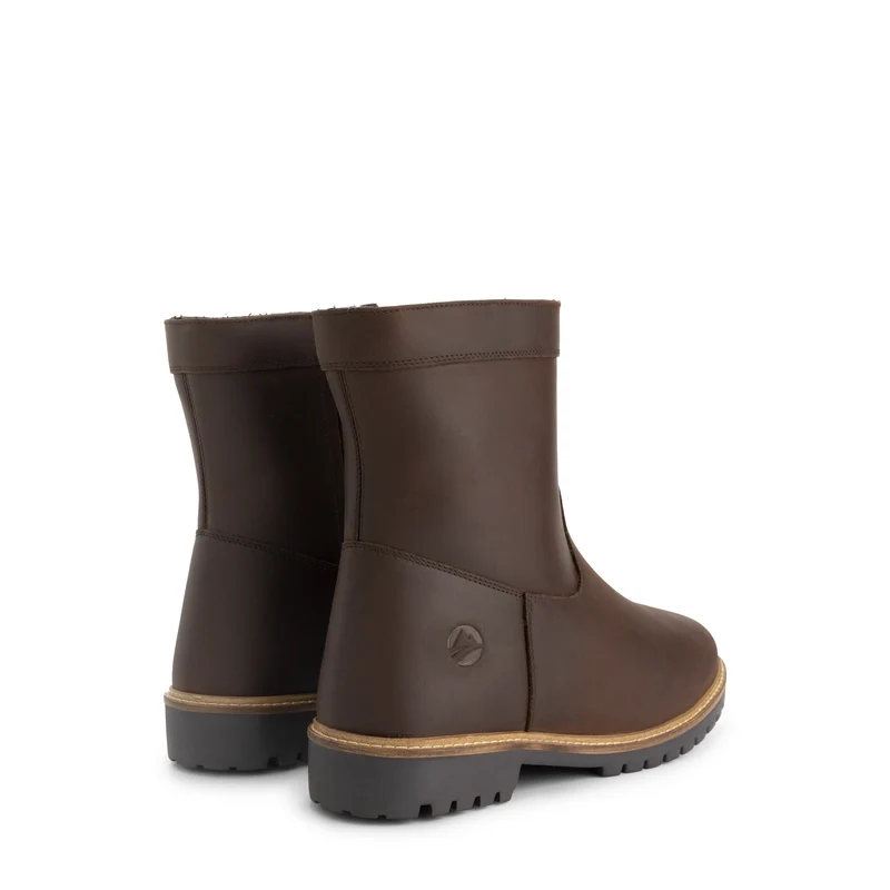 Osterby Herren – Stiefel – Mit Wolle gefüttert – Dunkelbraun