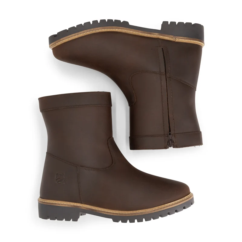Osterby Herren – Stiefel – Mit Wolle gefüttert – Dunkelbraun