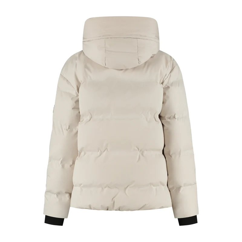 Oliv Damen – Winter-Daunenjacke – Wasserdicht – Sand