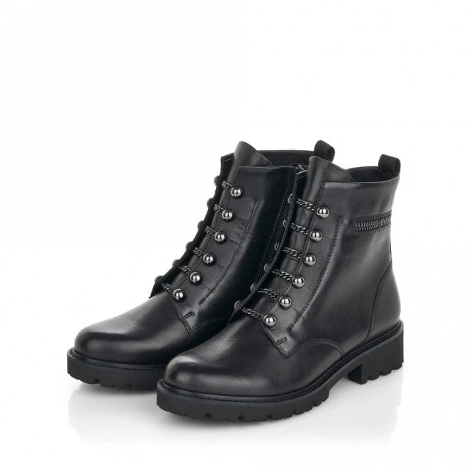 Remonte Pelzgefütterte Damenstiefel - Schwarz