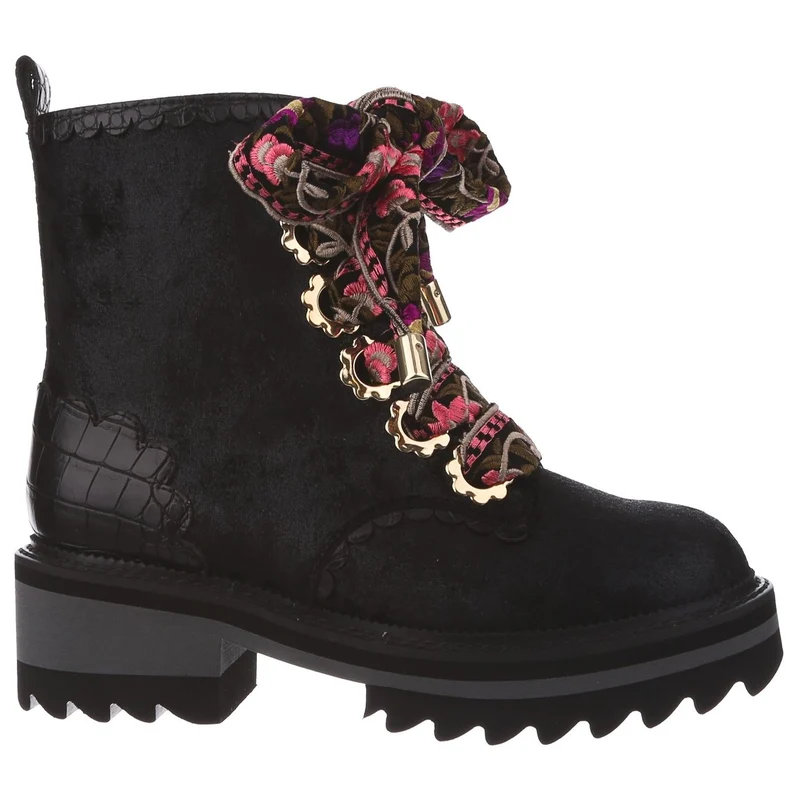 Irregular Choice Damen Morning Stroll Boot – Schwarz