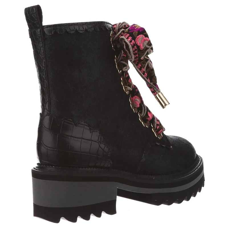 Irregular Choice Damen Morning Stroll Boot – Schwarz