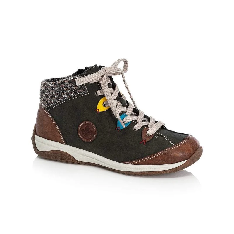Rieker Fashion-Stiefelette für Damen – Grün