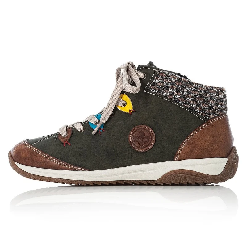 Rieker Fashion-Stiefelette für Damen – Grün