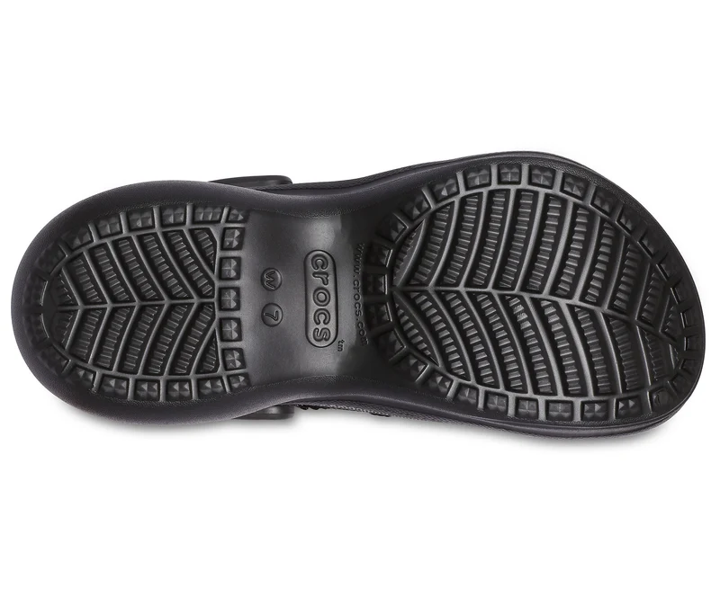 Crocs Unisex Classic Bae Pailletten Clog – Schwarz