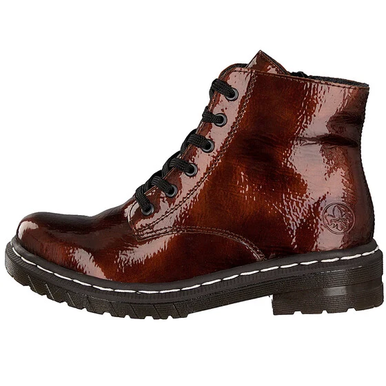 Rieker Schnürstiefel für Damen – Bronze