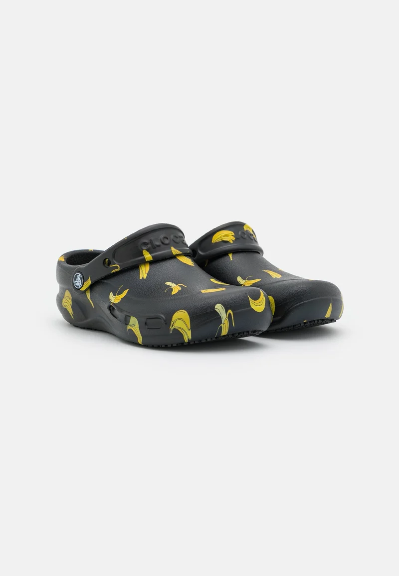 Crocs Unisex Classic Graphic Bistro Clog – Schwarz / Banane