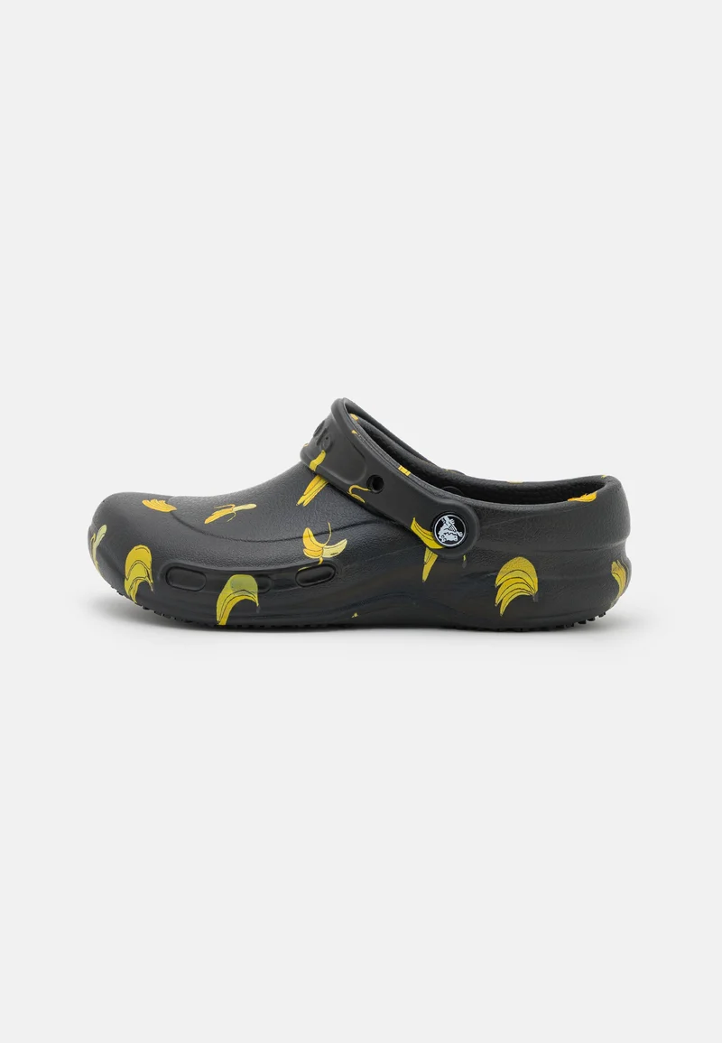 Crocs Unisex Classic Graphic Bistro Clog – Schwarz / Banane