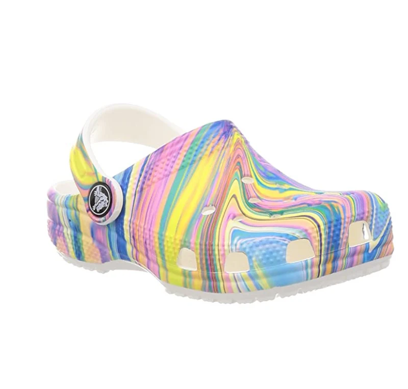 Crocs Klassischer Out Of This World Clog für Kinder – Mehrfarbig / Weiß