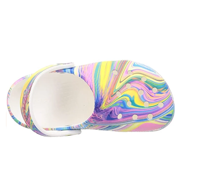 Crocs Klassischer Out Of This World Clog für Kinder – Mehrfarbig / Weiß