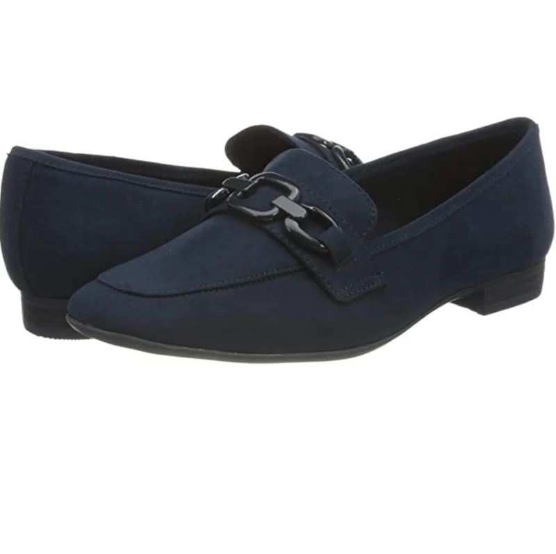Marco Tozzi Damen-Loafer – Marineblau