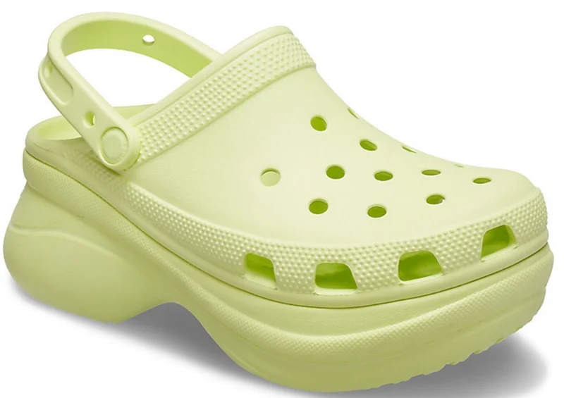 Crocs Klassischer Bae-Clog für Damen – Lime Zest