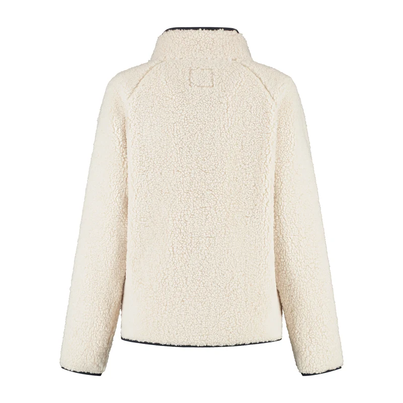 Odile Damen – Outdoor-Weste – Teddy – Cremeweiß