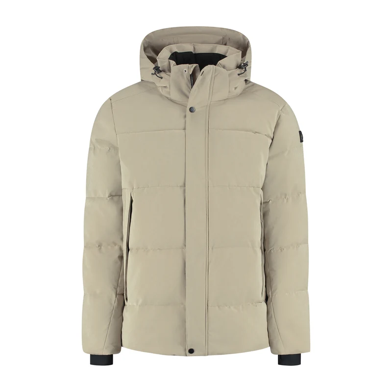 Asberg Herren – Daunen-Winterjacke – Wasserdicht – Hellbraun