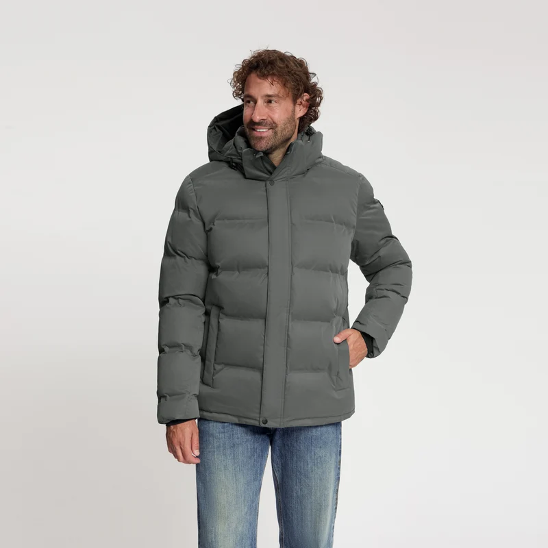 Andreas Herren – Daunen-Winterjacke – Wasserdicht – Grau