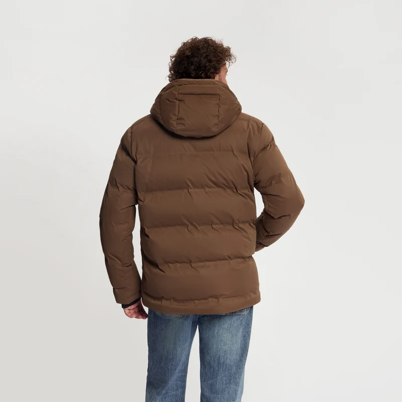 Andreas Herren – Daunen-Winterjacke – Wasserdicht – Dunkelbraun