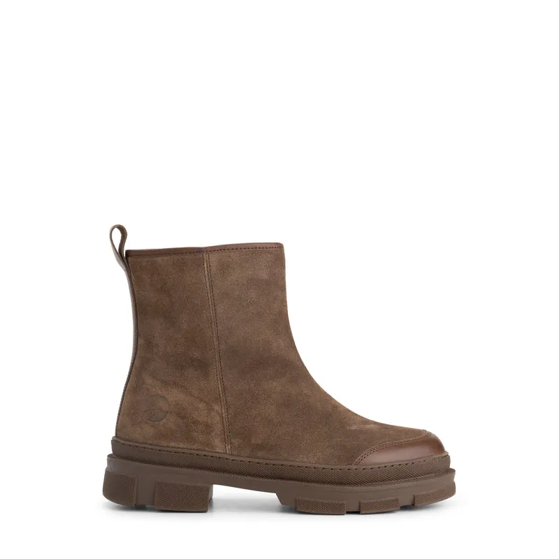 Kelowna Damen – Winterstiefel – Mit Wolle gefüttert – Dunkelbraun