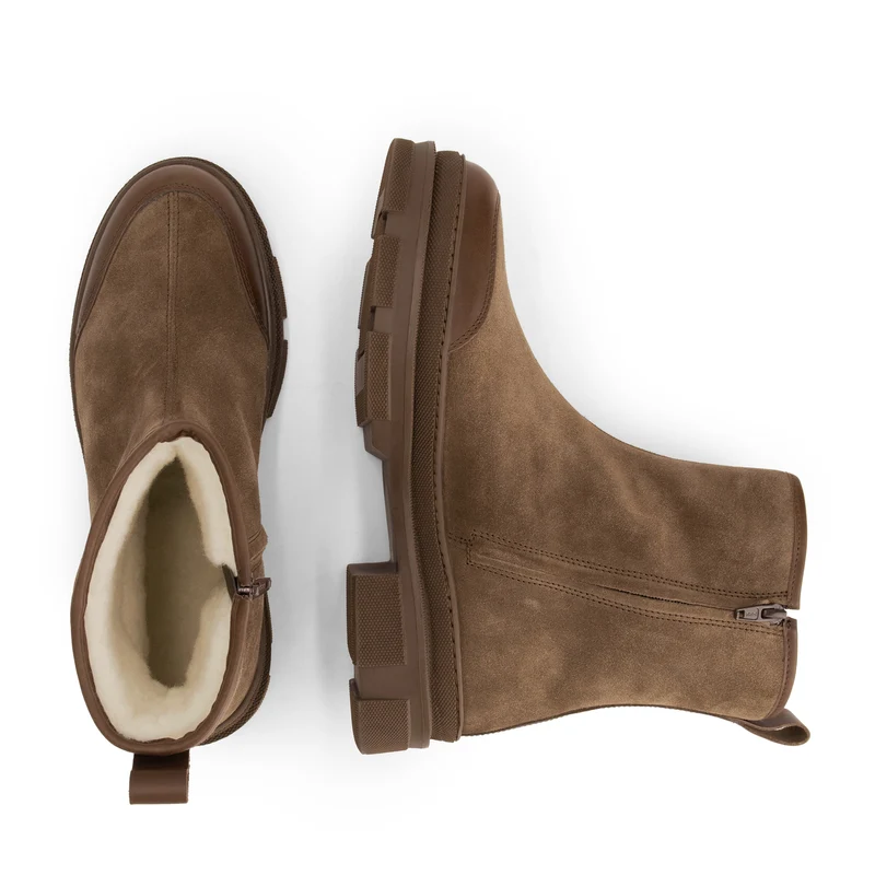 Kelowna Damen – Winterstiefel – Mit Wolle gefüttert – Dunkelbraun