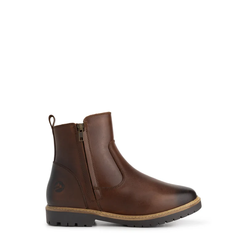 Bronderslev Damen – Stiefeletten – Mit Wolle gefüttert – Dunkelbraun