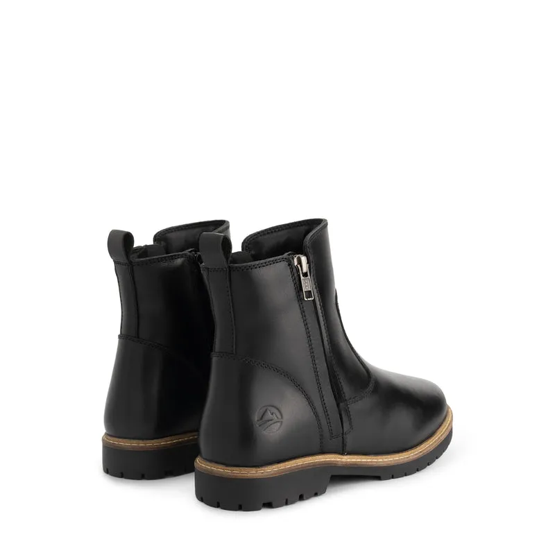Bronderslev Damen – Stiefeletten – Mit Wolle gefüttert – Schwarz