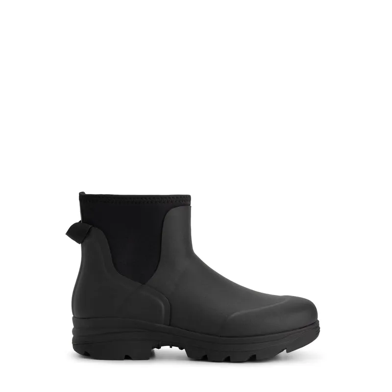 Inari Damen – Gummi-Stiefeletten – Regenstiefel – Schwarz