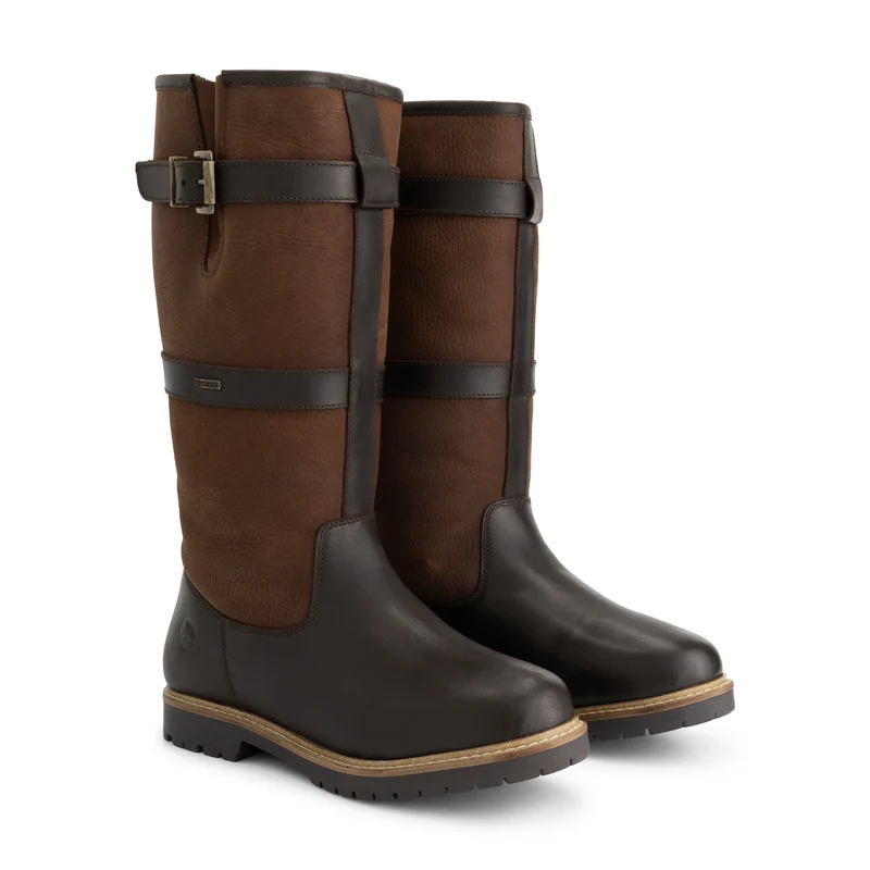 Gronvik Damen – Outdoor-Stiefel – mit Wolle gefüttert – Dunkelbraun
