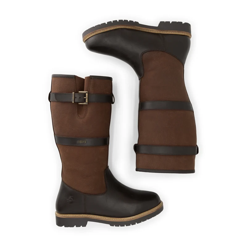 Gronvik Damen – Outdoor-Stiefel – mit Wolle gefüttert – Dunkelbraun