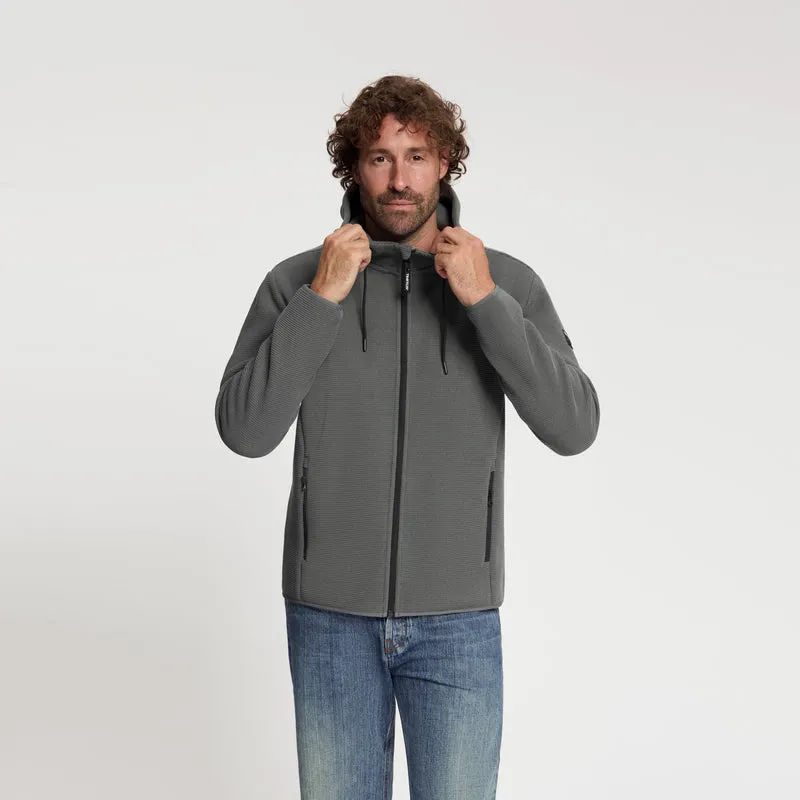 Tyko Herren – Outdoor-Weste – Fleece – Grau