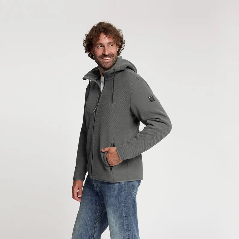 Tyko Herren – Outdoor-Weste – Fleece – Grau