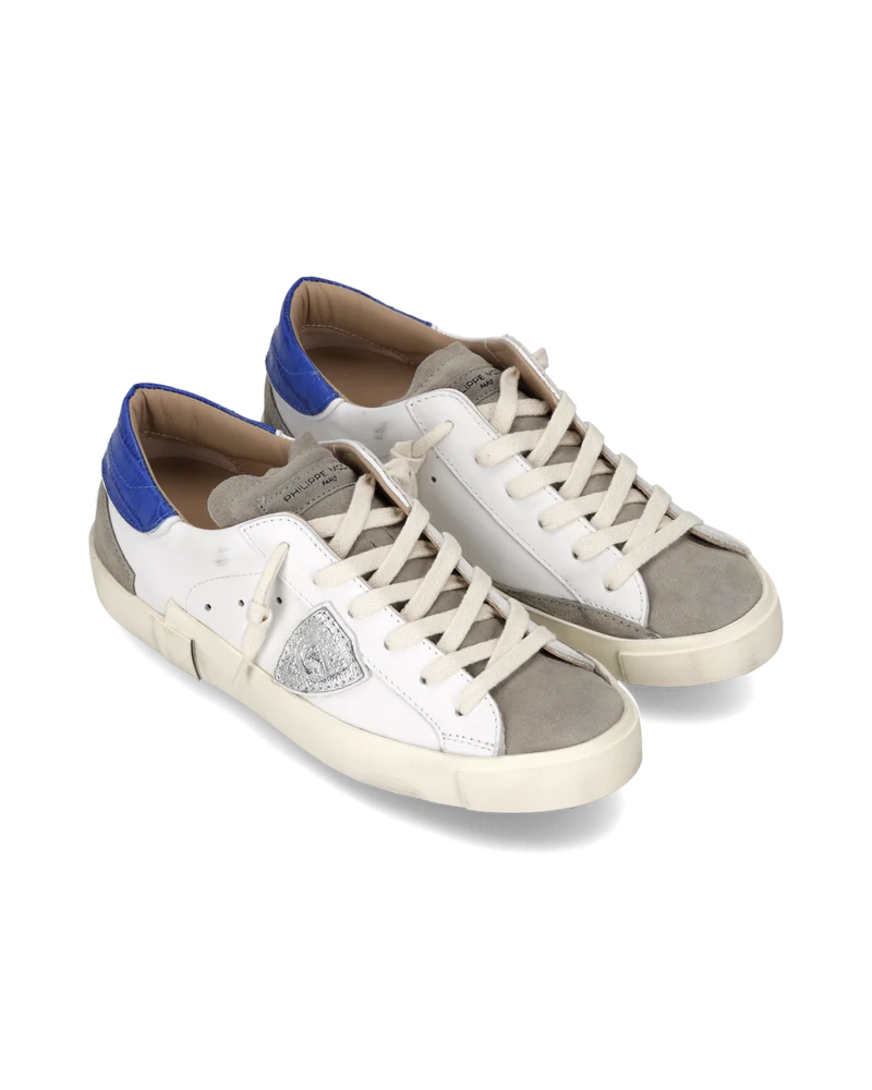 Sneakers Prsx Women, White Blue Dove Grey