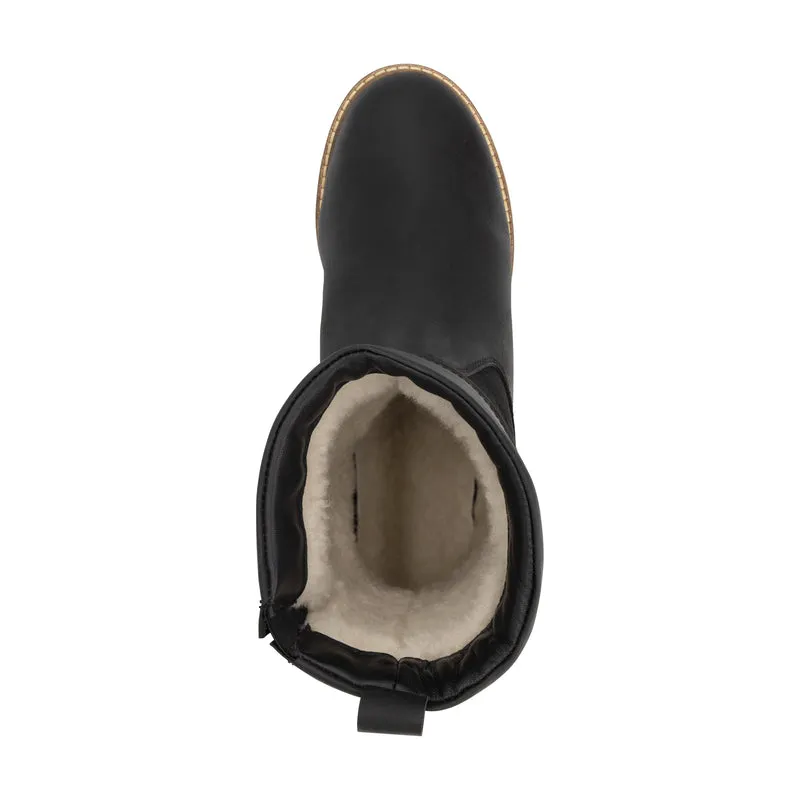 Stornes Damen – Outdoor-Stiefel – Mit Wolle gefüttert – Schwarz
