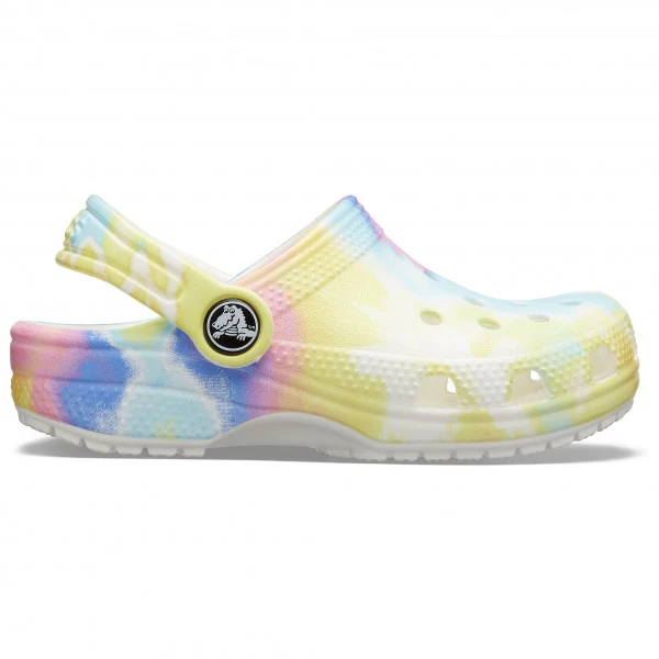 Crocs - Klassischer Tie-Dye-Clog – Weiß / Multi