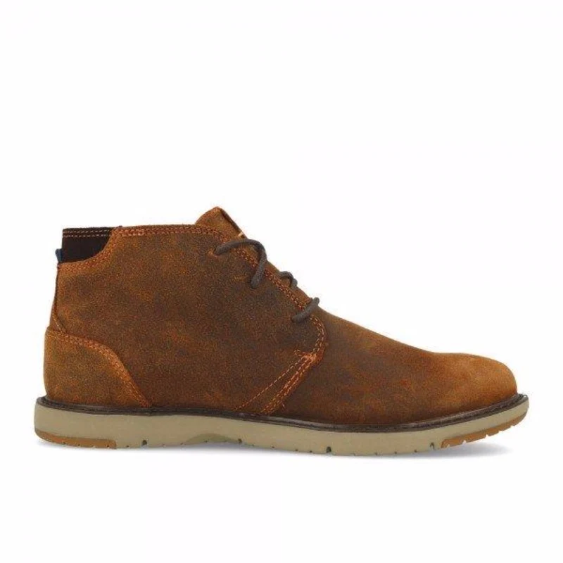 TOMS Herren Navi Leder im Used-Look Chelsea Stiefel - Braun